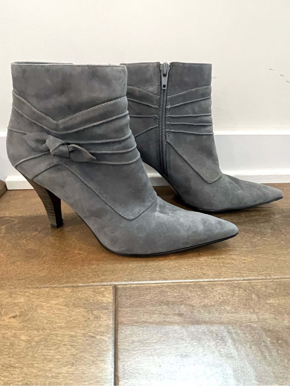 Sam & Libby Suede Booties Like New
